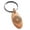 Rose, variant on Stainless Steel Celtic Eternity Knot Engraved Small Oval Charm Keychain Keyring