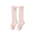 thumbnail image 2 of Aojekbee Baby Girl Knee High Socks Soft Breathable Long Socks Summer Bear Stockings for Toddlers, 2 of 6