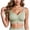 Q89 Green, variant on Mifsaly Womens Wireless Sports Bra with V Neck Wide Shoulder Straps Smooth Molded Cups and Longline Underband Comfortable Active Bralette for Yoga Fitness and Daily