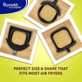 thumbnail image 4 of Reynolds Kitchens Air Fryer Liners 9" Unbleached Parchment 50ct, 9" 50ct, 4 of 5