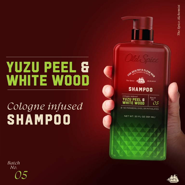 4 pack) Old Spice Shampoo: The Spice Alchemist, Cologne-Infused