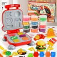thumbnail image 3 of DEBGFS 22Pcs Playdoh Tools Food-Safe Quality Modeling Clay Simple-to-Use Fun Playdough Accessories Imaginative Developmental Playdough Sets for Kids with 8Pcs Clay,23pcs&clay, 3 of 5
