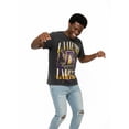thumbnail image 3 of NBA Los Angeles Lakers Men's & Big Men's Front & Back Boxy Fit Mineral Wash Graphic T-Shirt, Sizes XS–4XLT, 2XB–5XB, 3 of 6