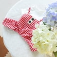 thumbnail image 5 of Guiexla Pet Jumpsuit Button Design Classic Plaid Pattern Pet Overall Comfortable Soft Dog Jumpsuit Pet Supplies, 5 of 7