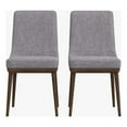 thumbnail image 1 of Ashcroft Grayson Chaise de Salle à Manger Mid-Century Modern, Gris (Ensemble de 2), 1 of 7