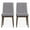 Gray, variant on Allora Mid Century Modern Faux Leather Dining Chair in Black(Set of 2)