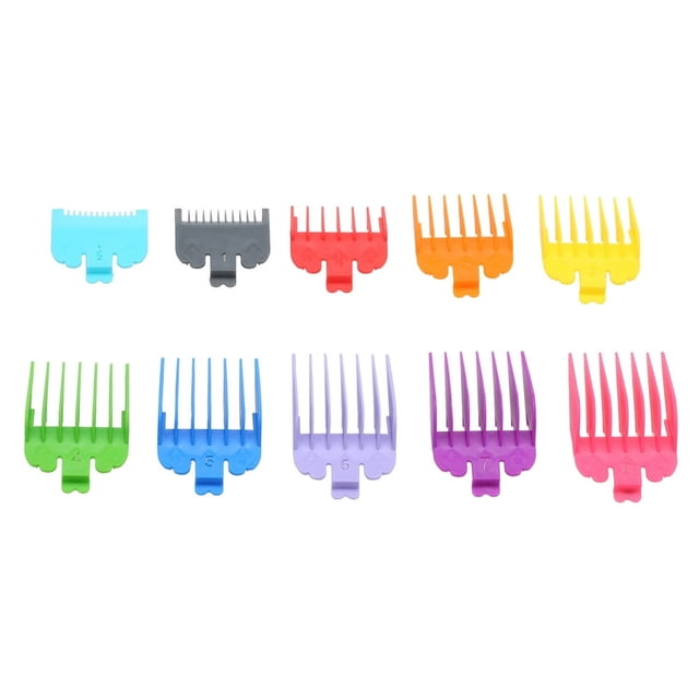 Dosaele 10PCS Hair Guide Comb Set for Hair Clippers Limit Combs Hair Trimmer Guards Attachments Hair Salon Tool Set