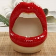 thumbnail image 3 of LOVIVER Creative Ashtray Ash Tray Mini Flower Pot Home Decor Red B, 3 of 8