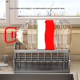 thumbnail image 2 of LCXmlly High quality ABS Drain Rack Kitchen Sink Dish Drying Rack Space Saving Draining Rack with Tilted Water Tray Organizer, 2 of 6