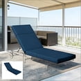 thumbnail image 5 of Outdoor Chaise Lounge Cushion,4" Thick Lounge Chair Cushions with Non-Slip Ties,Water-Resistant and Fade Resistant Lounger Replacement for Patio,21"x72 ", 5 of 5
