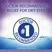 (2 pack) Refresh Optive Gel Drops Lubricant Eye Gel, 10 ml