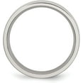 thumbnail image 3 of Chisel Stainless Steel Brushed 6.2mm Flat Band - Ring Size 11.0, 3 of 8