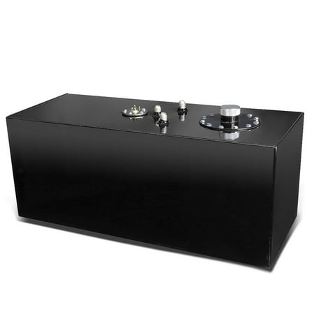 - 19-Gallon Top-Feed Aluminum Fuel Cell Gas Tank w/Level Sender & Cap (Black)
