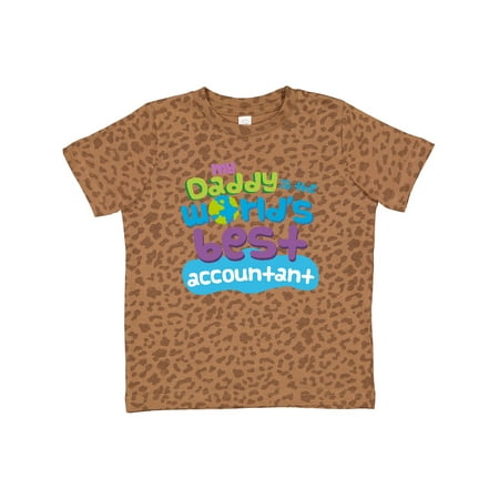 

Inktastic My Daddy is the Worlds Best Accountant Gift Toddler Boy or Toddler Girl T-Shirt