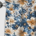 thumbnail image 2 of Designart "Vintage Blue Floral Sophistication III" Floral Blackout Curtain Single Panel, 2 of 4