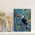 thumbnail image 2 of Qisvanset Colorful Textured Abstract Canvas Painting 12x16 Inch Bedroom Decor, 2 of 8