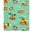 thumbnail image 3 of Disney Lion King Simba Nala Timon Matching Family Hawaiian Button Down Shirt Mens Sizes Medium, 3 of 5