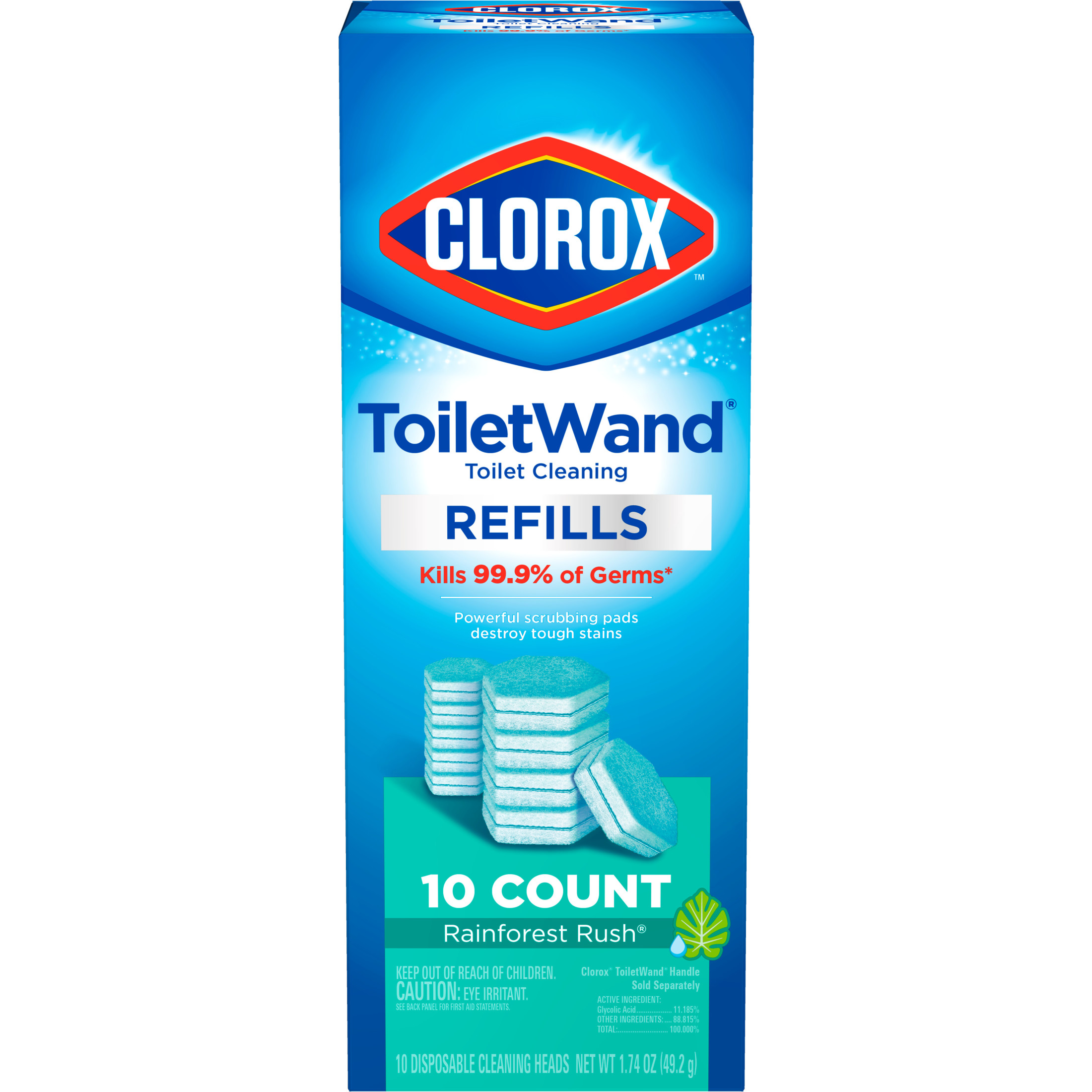 Clorox ToiletWand Disinfecting Refills, 10 Count photo 2