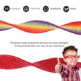 thumbnail image 5 of YUNOVA Wristband for Airtag Kids, 2 Pack Nylon Bracelet for Apple Air Tag Anti Lost GPS Tracker Holder with Protective Case Strap for Children, Adjustable Watch Bands for Toddlers Girls Boys Elders, 5 of 6