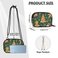 thumbnail image 4 of FORMRS Mini Crossbody Bag for Women Adjustable Rope Shoulder Casual Phone Purse, Beige Christmas Gingerbread, 4 of 7