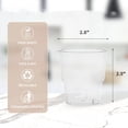 thumbnail image 3 of Trianu 20 Pcs Crystal Clear Hard Plastic Glass, 8oz Thick Disposable Drinking Tumbler for Party, Fancy Cocktail Glasses, Transparent Cups for Tiramisu, Martini, Margarita in Bar, 3 of 7