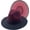 Wine, variant on Wide Brim Fedora Hats for Women & Men Two Tone Felt Hat Gradient Dress Hat