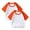 Orange, variant on vdgthytj 2 Pack Kids Summer Raglan T-Shirts Girls Boys Color Block Crewneck Short Sleeve Casual Basic Tops Tees