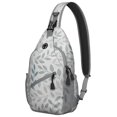 thumbnail image 1 of Sac à Dos en Bandoulière Design Floral et Crâne, Sac à Bandoulière Artistique Rétro pour Femmes, Sac Léger avec Imprimé Floral pour Voyage et Randonnée, 1 of 6