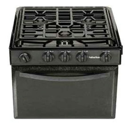 Suburban® 17" Sealed Burner Range - Porcelain SS, Spark Ignition