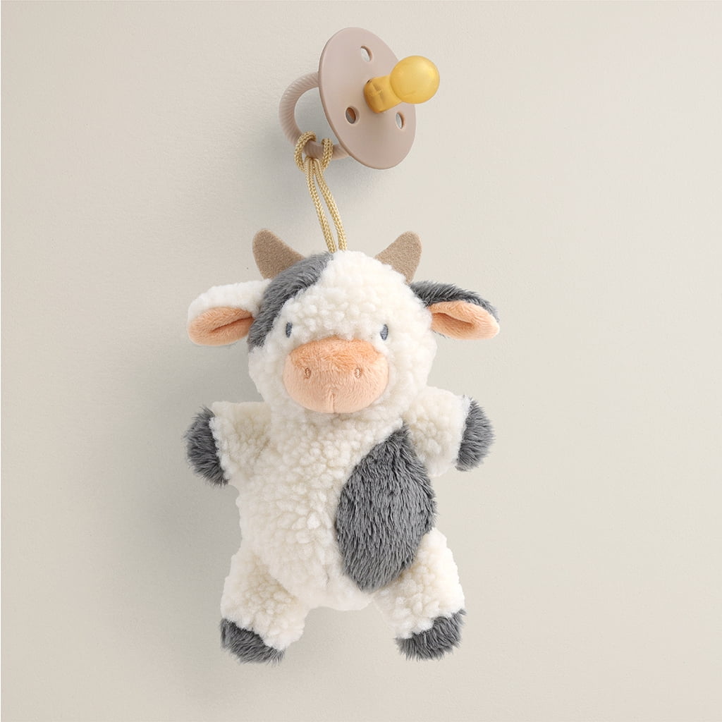 Itzy Ritzy Bitzy Pal Cow with Natural Rubber Pacifier