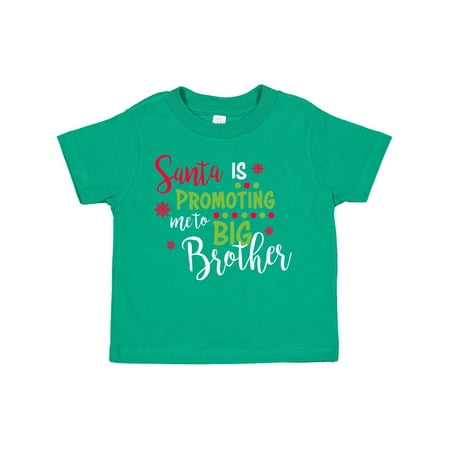 

Inktastic Santa is Promoting Me to Big Brother Gift Toddler Boy Girl T-Shirt