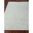 thumbnail image 3 of Exquisite Rugs Rialto Handmade Handwoven Polyester/Cotton Light Gray Area Rug, 3 of 3