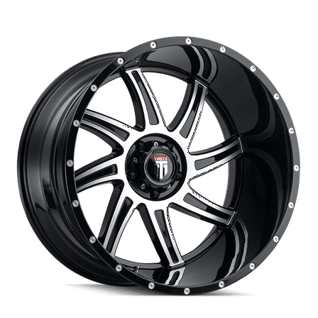 AMERICAN TRUXX VORTEX-AT162 24X14 6X135 -76ET 87.1CB BLACK/MACHINED