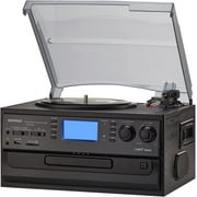 ORCC 10-in-1 Bluetooth Record Player Turntable for Vinyl Records CD Cassette USB/SD Convert