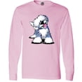 thumbnail image 3 of Inktastic Old English Sheepdog Long Sleeve T-Shirt, 3 of 5