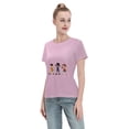 thumbnail image 4 of T-Shirt Basique à Manches Courtes pour Femmes une Pièce, 4 of 6