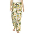 thumbnail image 2 of Goofa Lemon Printed Soft Pajama Pants for Women, Wide Leg Comfy Casual Lounge Yoga Pants-XX-Large, 2 of 9