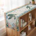 thumbnail image 6 of Table Runners 48 Inches Long Dress Scarves, Sea Turtle Coastal Farmhouse Kitchen/Dining Table Runner, Short Coffee Tablerunners, Summer Nautical Starfish Coral Beige 13x48 Inch, 6 of 9