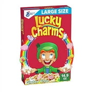 Lucky Charms Gluten Free Cereal with Marshmallows, 14.9 OZ Large Size Box