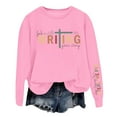 thumbnail image 2 of Christian Sweatshirts for Women 2025 Long Sleeve Crewneck Bible Verse Sweatshirt Pullover Tops Fall Winter Outfits, 2 of 4