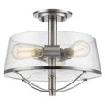 thumbnail image 1 of Z-Lite Mariner 3 Light Semi Flush in Brushed Nickel, 1 of 1
