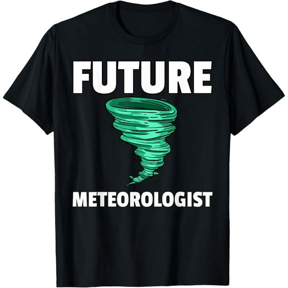 Twister Tornado Storm Hurricane Meteorologist T-ShirtMen and women, Black T-shirt, size: Extra large
