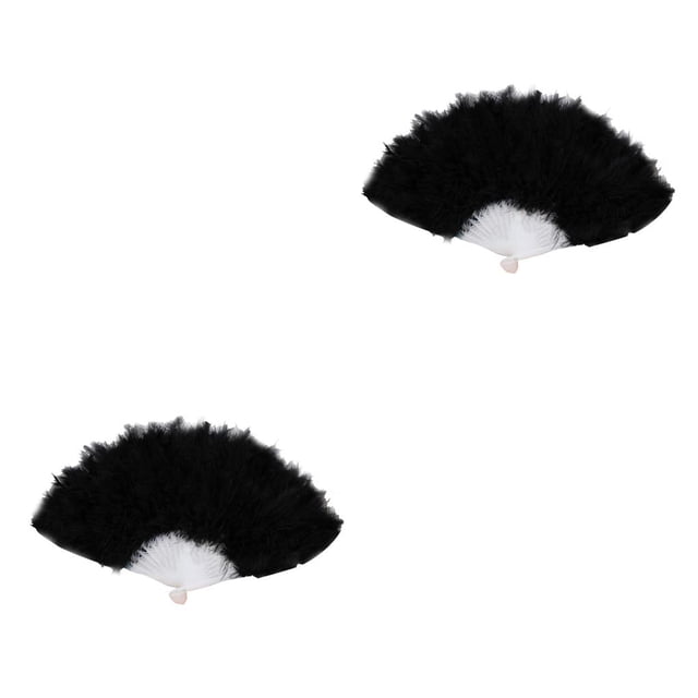 Wosthever Abanico de plumas para decoración, manualidades, fiestas, Cosplay, adornos de mano, regalo elegante, baile, boda, niños y adultos Type1 NO1