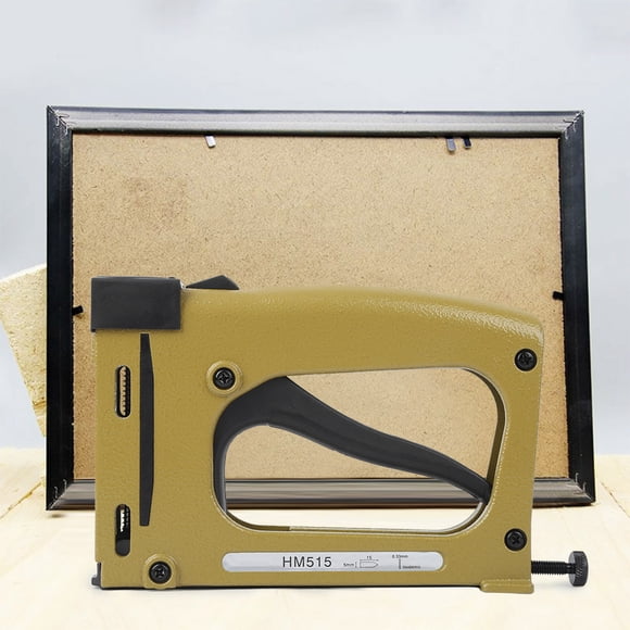 Pistola De Clavos HM515, Pistola De Clavos Manual Multifuncional aleación De Aluminio Para Producción De Muebles Para Marcos De Fotos