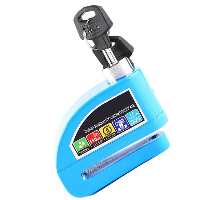 Bloqueo de disco BuyWeek con alarma para motocicleta scooter bicicleta