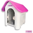 thumbnail image 3 of Casa Para Perro Q Perrón Con Puerta Color Rosa, 3 of 9
