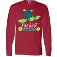 thumbnail image 3 of Inktastic Key West, Florida Happy Sea Turtle Long Sleeve T-Shirt, 3 of 5