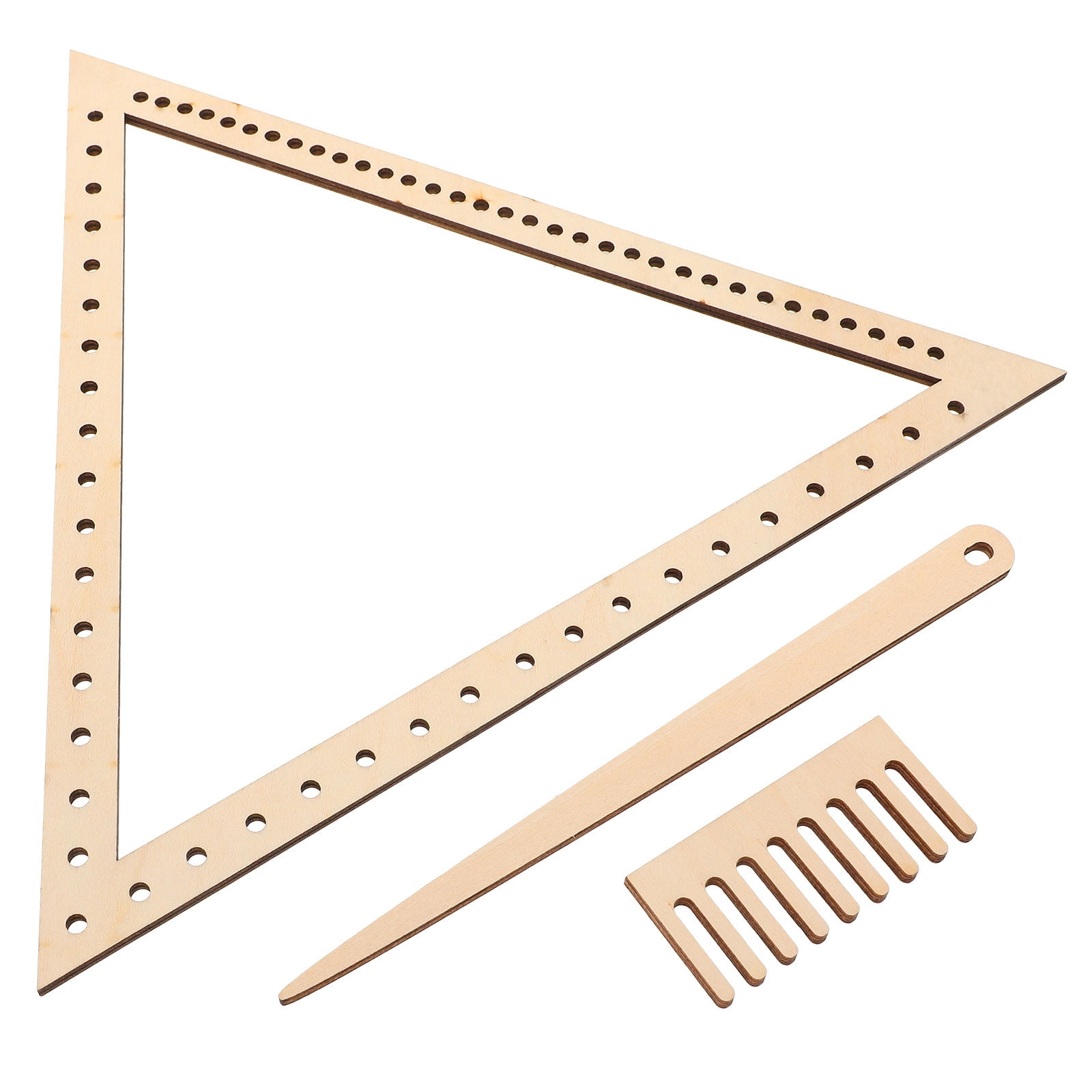 VERDANVERSE Wooden Weaving Triangle Loom for Crafting Projects and Patterns