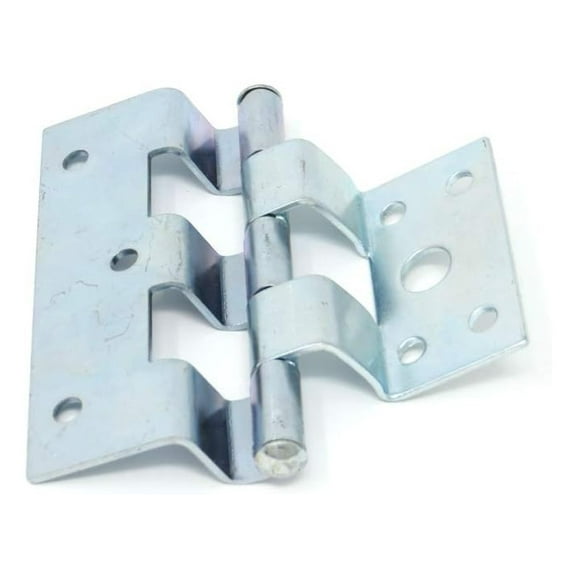 Zinc Plated Steel Offset Trailer/Mobile Home Combination Door Hinge - Pack of 3