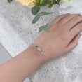thumbnail image 3 of 14K Gold Natural Jade Bracelet, Good Luck Calabash Jade Bracelet - Perfect Birthday and Mother's Day Gift for Mom, Wife and Girlfriend, 3 of 4